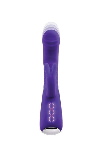Adam & Eve - Eve's Posh Thrusting Warming Rabbit Vibrator - Purple - Stag Shop