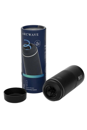 Arcwave - Pow Silicone Stroker With Suction Control - Black - Stag Shop