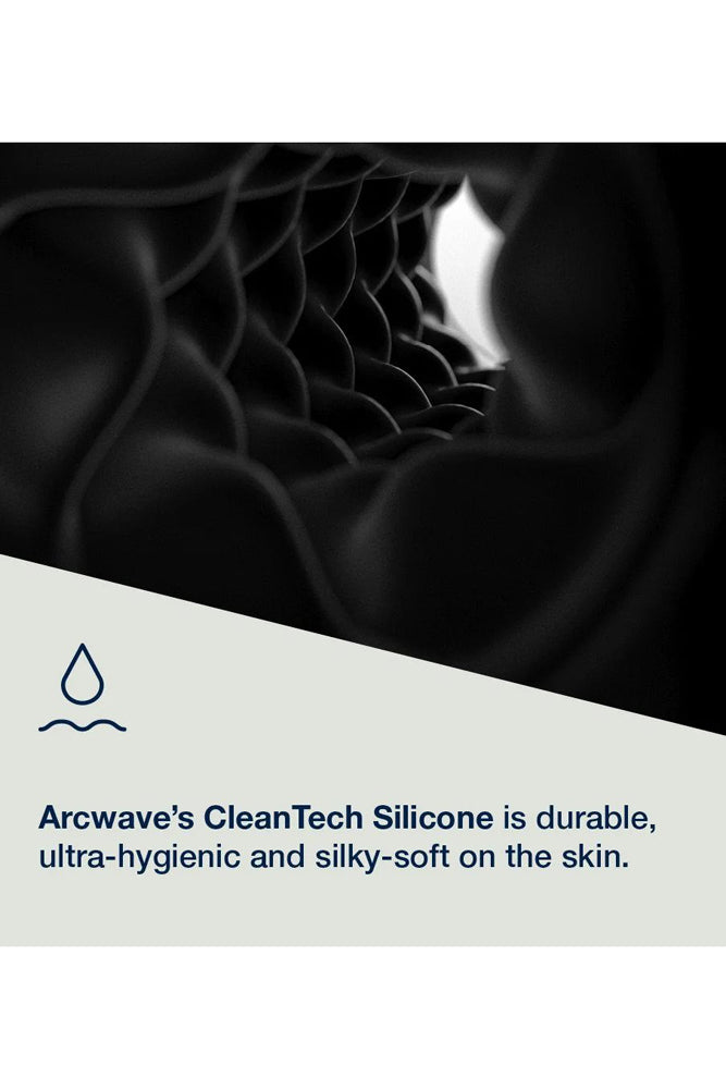 Arcwave - Pow Silicone Stroker With Suction Control - Black - Stag Shop