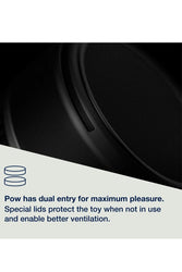 Arcwave - Pow Silicone Stroker With Suction Control - Black - Stag Shop