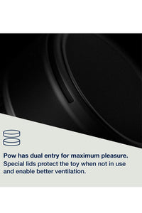 Thumbnail for Arcwave - Pow Silicone Stroker With Suction Control - Black - Stag Shop