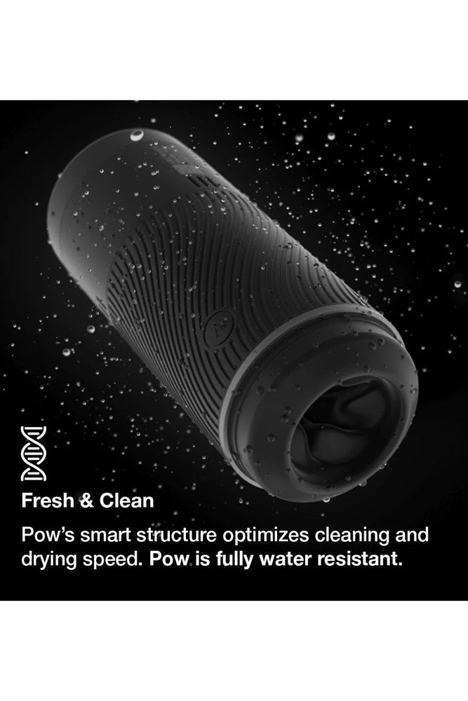 Arcwave - Pow Silicone Stroker With Suction Control - Black - Stag Shop