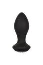 Cal Exotics - Power Gem Vibrating Crystal Butt Plug - Black - Stag Shop