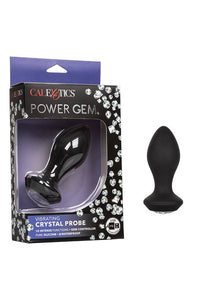 Thumbnail for Cal Exotics - Power Gem Vibrating Crystal Butt Plug - Black - Stag Shop