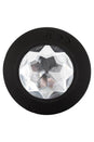 Cal Exotics - Power Gem Vibrating Crystal Butt Plug - Black - Stag Shop