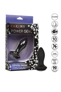 Thumbnail for Cal Exotics - Eclipse - Power Gem Vibrating Petite Crystal Probe - Stag Shop