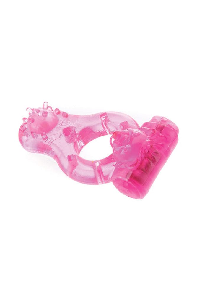 Adam & Eve - Power O Vibrating Cock Ring - Pink - Stag Shop