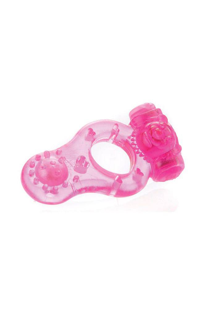 Adam & Eve - Power O Vibrating Cock Ring - Pink - Stag Shop
