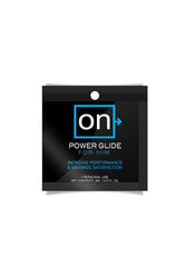 ON by Sensuva - Power Glide Arousal Gel For Him - Single Use Packet - Stag Shop