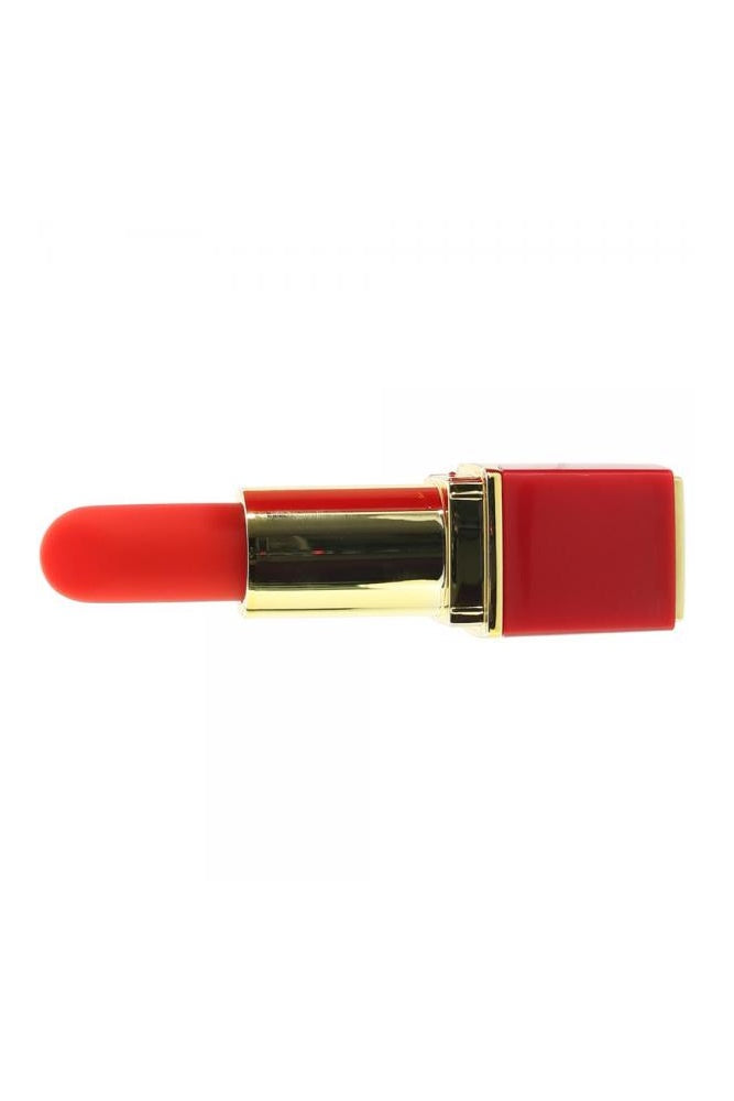 Cousins Group - Pink Pussycat Rechargeable Lipstick Vibrator - Red/Gold - Stag Shop