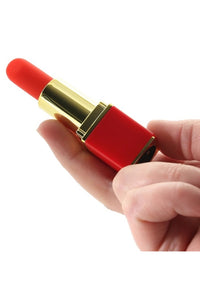 Thumbnail for Cousins Group - Pink Pussycat Rechargeable Lipstick Vibrator - Red/Gold - Stag Shop