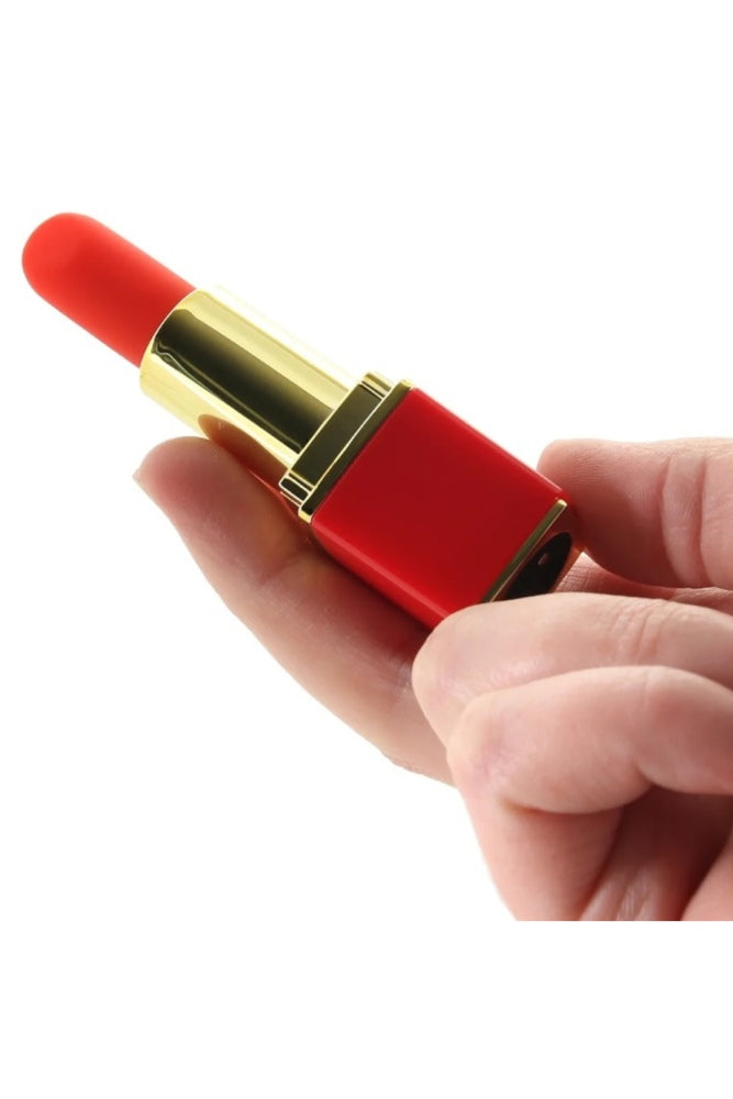 Cousins Group - Pink Pussycat Rechargeable Lipstick Vibrator - Red/Gold - Stag Shop