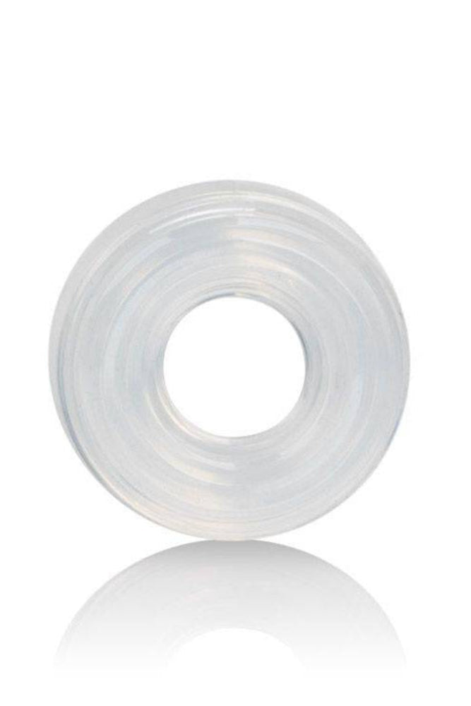 Cal Exotics - Premium Silicone Medium Cock Ring - Clear - Stag Shop