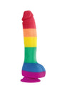NS Novelties - Colours - Pride Edition - 8 Inch Dildo - Rainbow - Stag Shop