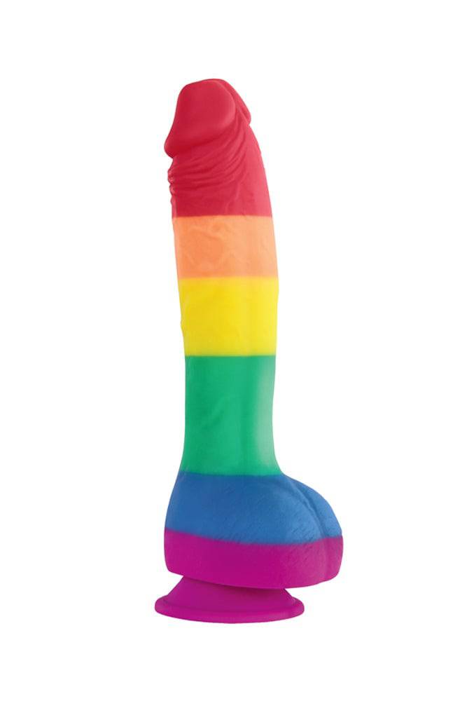 NS Novelties - Colours - Pride Edition - 8 Inch Dildo - Rainbow - Stag Shop
