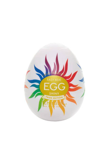 Tenga - Egg - Shiny - Pride Edition - Textured Egg Masturbator - Stag Shop