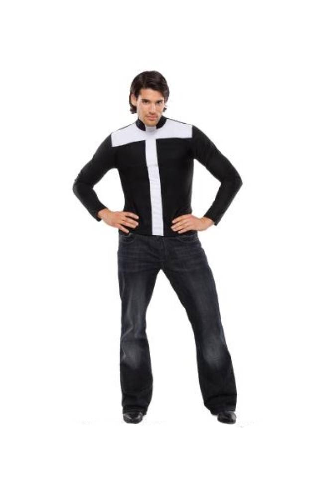 Coquette - M6113 - Priest Costume - Black / White - Stag Shop