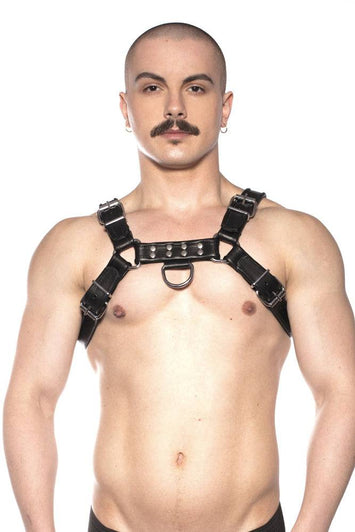 Prowler - Premium Leather Chest Harness - Stag Shop