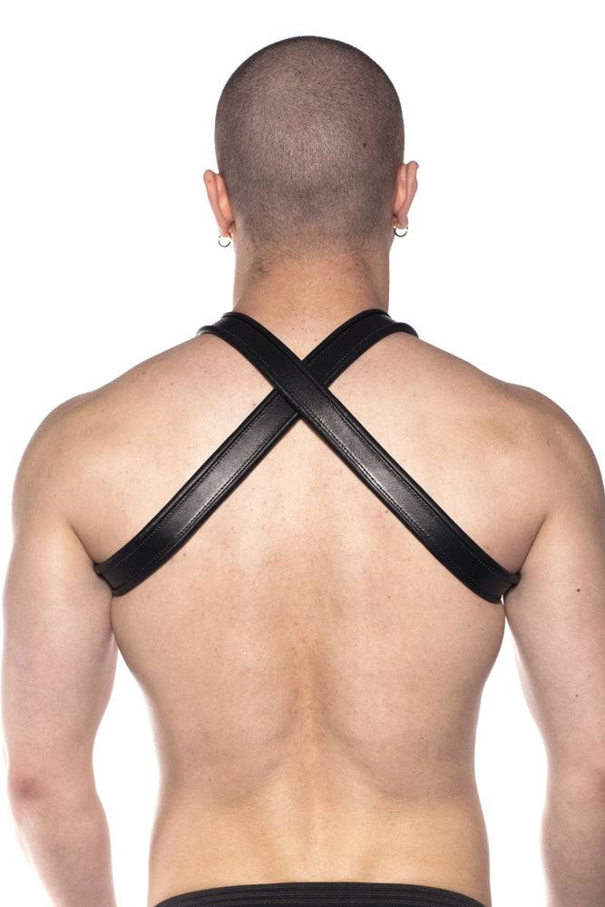 Prowler - Premium Leather Cross Chest Harness - Stag Shop