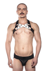 Thumbnail for Prowler - Premium Leather Pouch Jockstrap - Black - Stag Shop