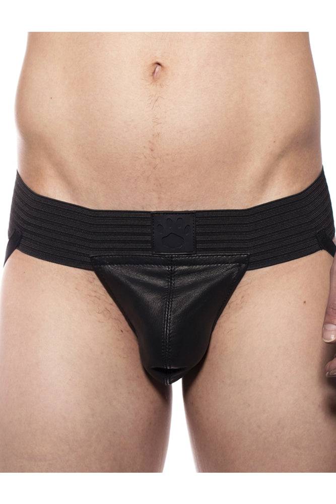 Prowler - Premium Leather Pouch Jockstrap - Black - Stag Shop