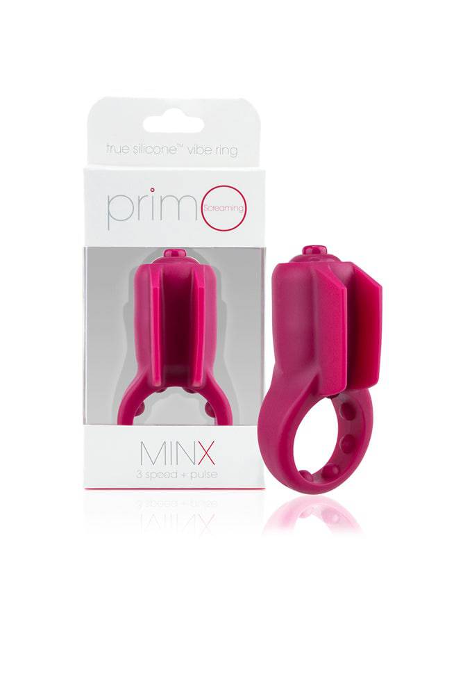 Screaming O - PrimO - Minx Vibrating Cock Ring - Merlot - Stag Shop
