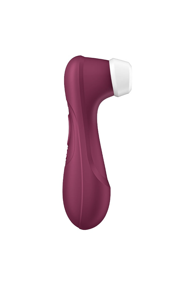 Satisfyer - Pro 2 Generation 3 Air Pulse Clitoral Stimulator with App Control - Bordeaux - Stag Shop