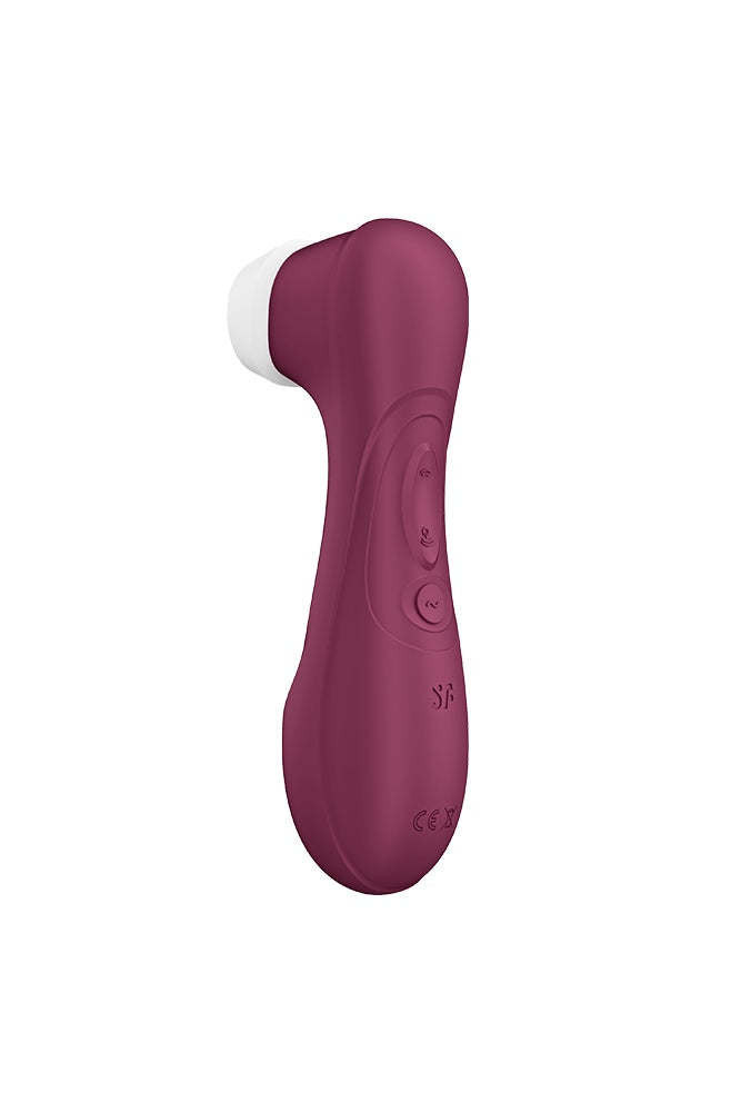 Satisfyer - Pro 2 Generation 3 Air Pulse Clitoral Stimulator with App Control - Bordeaux - Stag Shop