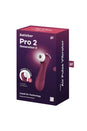 Satisfyer - Pro 2 Generation 3 Air Pulse Clitoral Stimulator - Bordeaux - Stag Shop