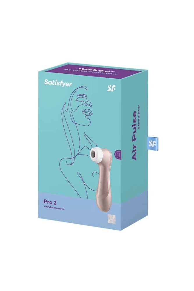 Satisfyer - Pro 2 Clitoral Stimulator - Rose Gold - Stag Shop