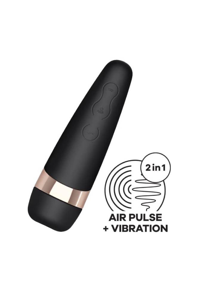 Satisfyer - Pro 3 Clitoral Stimulator - Black - Stag Shop