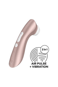 Thumbnail for Satisfyer - Pro 2+ Vibration Clitoral Stimulator - Rose Gold - Stag Shop