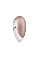 Satisfyer - Pro Deluxe Clitoral Stimulator - Next Generation - Rose Gold/White - Stag Shop
