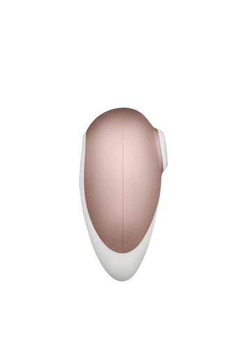 Satisfyer - Pro Deluxe Clitoral Stimulator - Next Generation - Rose Gold/White - Stag Shop