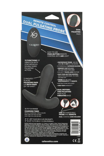 Cal Exotics - Eclipse - Remote Control Dual Pulsating Probe - Stag Shop