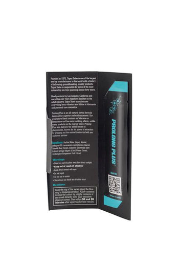Topco - Prolong Plus Male Enhancement Swab - 2-Pack - Stag Shop
