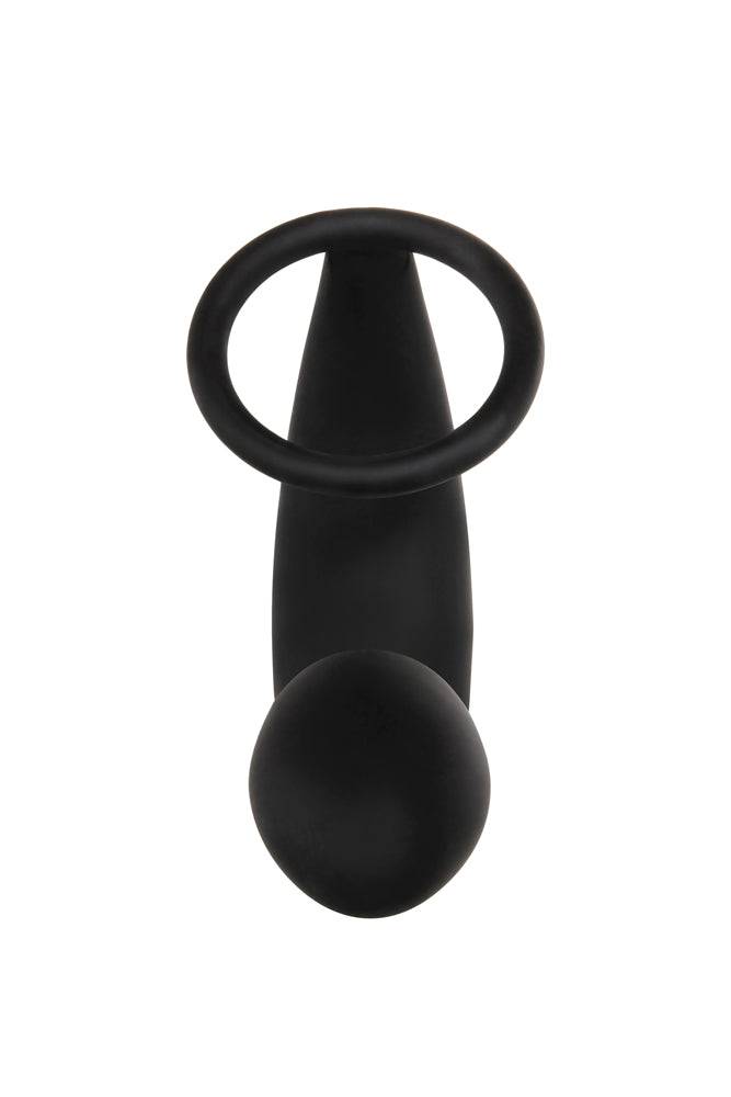 Adam & Eve - Adam's Rechargeable Prostate Please & C-Ring - Black - Stag Shop