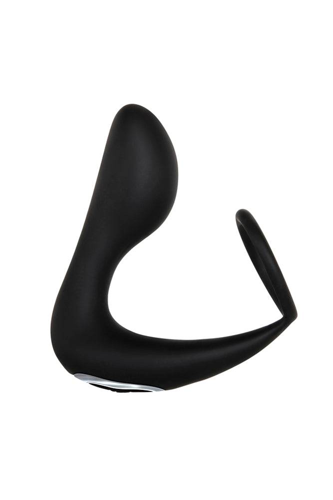 Adam & Eve - Adam's Rechargeable Prostate Please & C-Ring - Black - Stag Shop