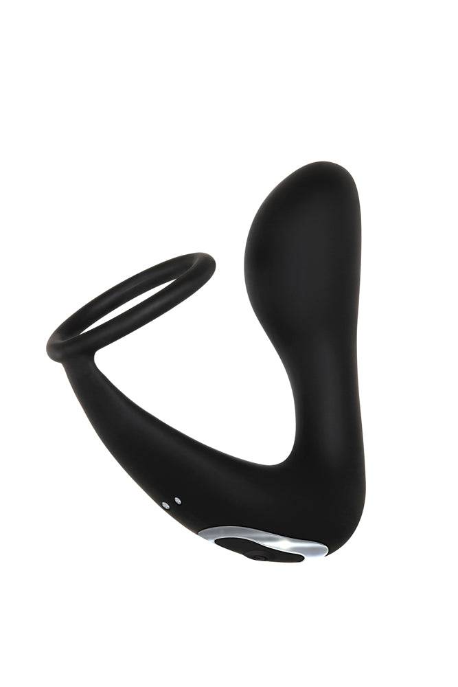 Adam & Eve - Adam's Rechargeable Prostate Please & C-Ring - Black - Stag Shop