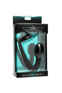 Thumbnail for XR Brands - Master Series - Prostatic Play Explorer Silicone Cock Ring and Prostate Plug - Stag Shop