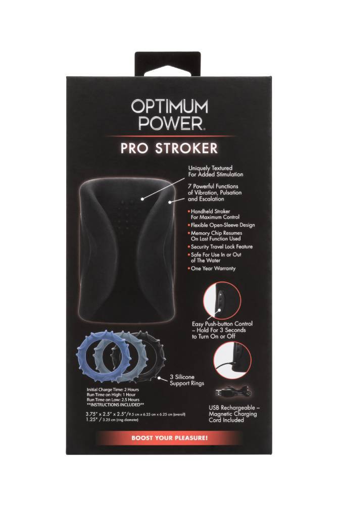 Cal Exotics - Optimum Power - Pro Stroker - Black - Stag Shop