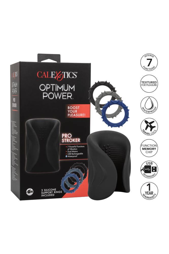 Cal Exotics - Optimum Power - Pro Stroker - Black - Stag Shop