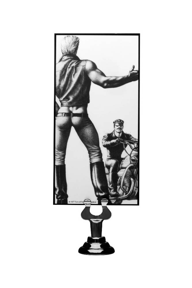 XR Brands - Tom of Finland - Silicone Prostate Vibrator - Black - Stag Shop