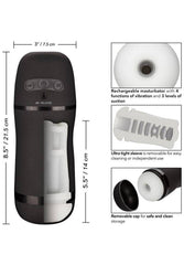 Cal Exotics - Optimum Power - Pulsar Vibrating Stroker - Black - Stag Shop