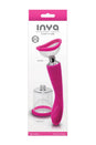NS Novelties - INYA - Pump N Vibe Double-Ended Vibrator - Pink - Stag Shop