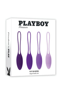 Thumbnail for Playboy - Put in Work Weighted Kegel Ball Set - Purple - Stag Shop