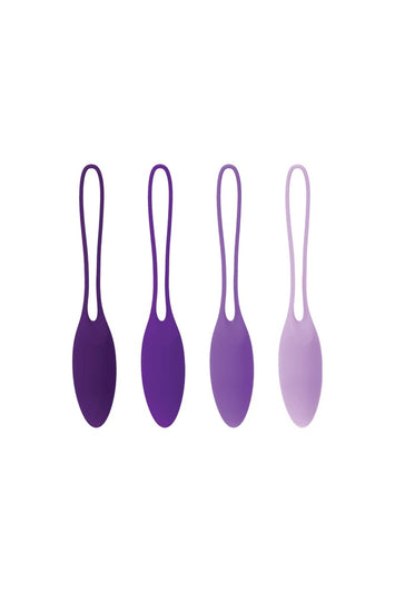 Playboy - Put in Work Weighted Kegel Ball Set - Purple - Stag Shop