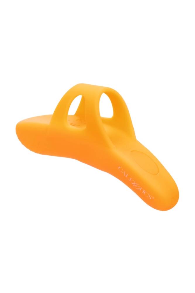 Cal Exotics - Neon Vibes - The Pleasure Finger Vibe - Orange - Stag Shop