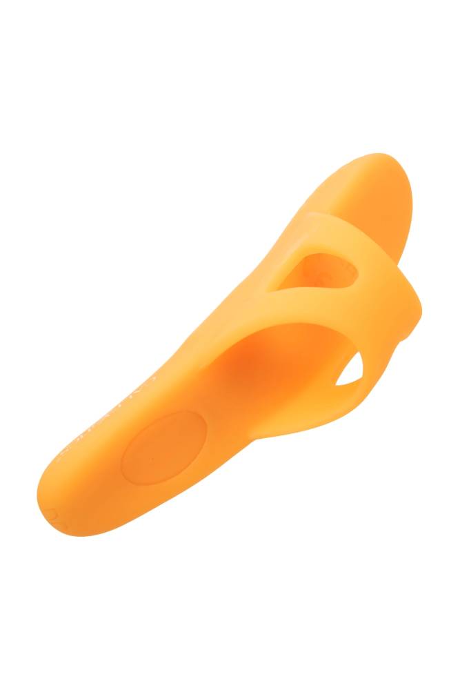 Cal Exotics - Neon Vibes - The Pleasure Finger Vibe - Orange - Stag Shop