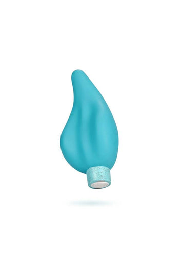 Blush Novelties - Gaia - Eco Caress Mini Vibrator - Teal - Stag Shop